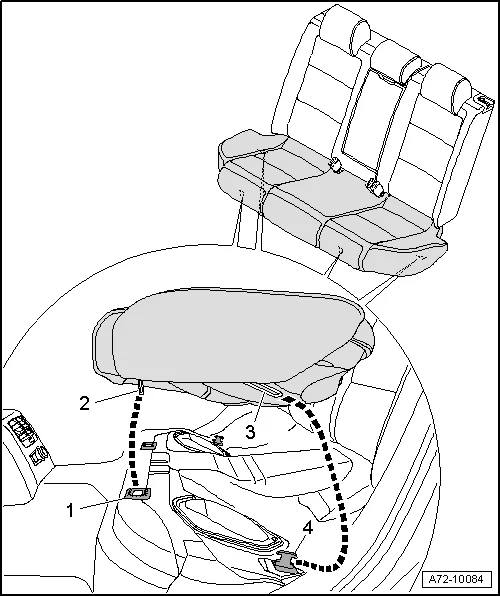 Снятие заднего сидения на Ауди А6 Снятие заднего сидения на Ауди А6